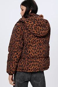 Damson Madder Hooded Pearl Puffer Coat