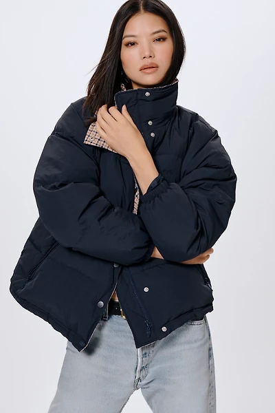 Damson Madder Opal Reversible Puffer Jacket
