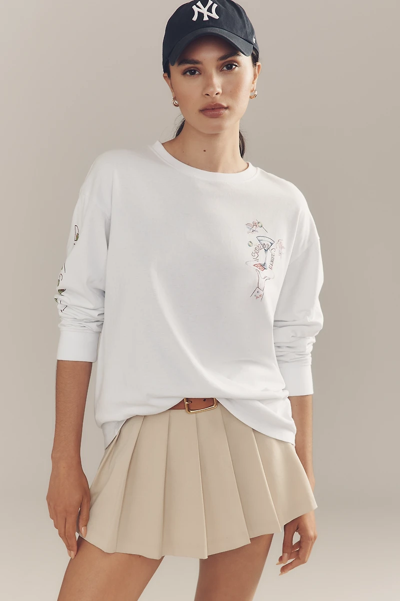 Damson Madder Olive Hotel Long-Sleeve Tee