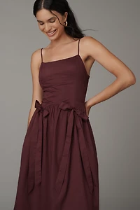 Damson Madder Penelope Apron Midi Dress