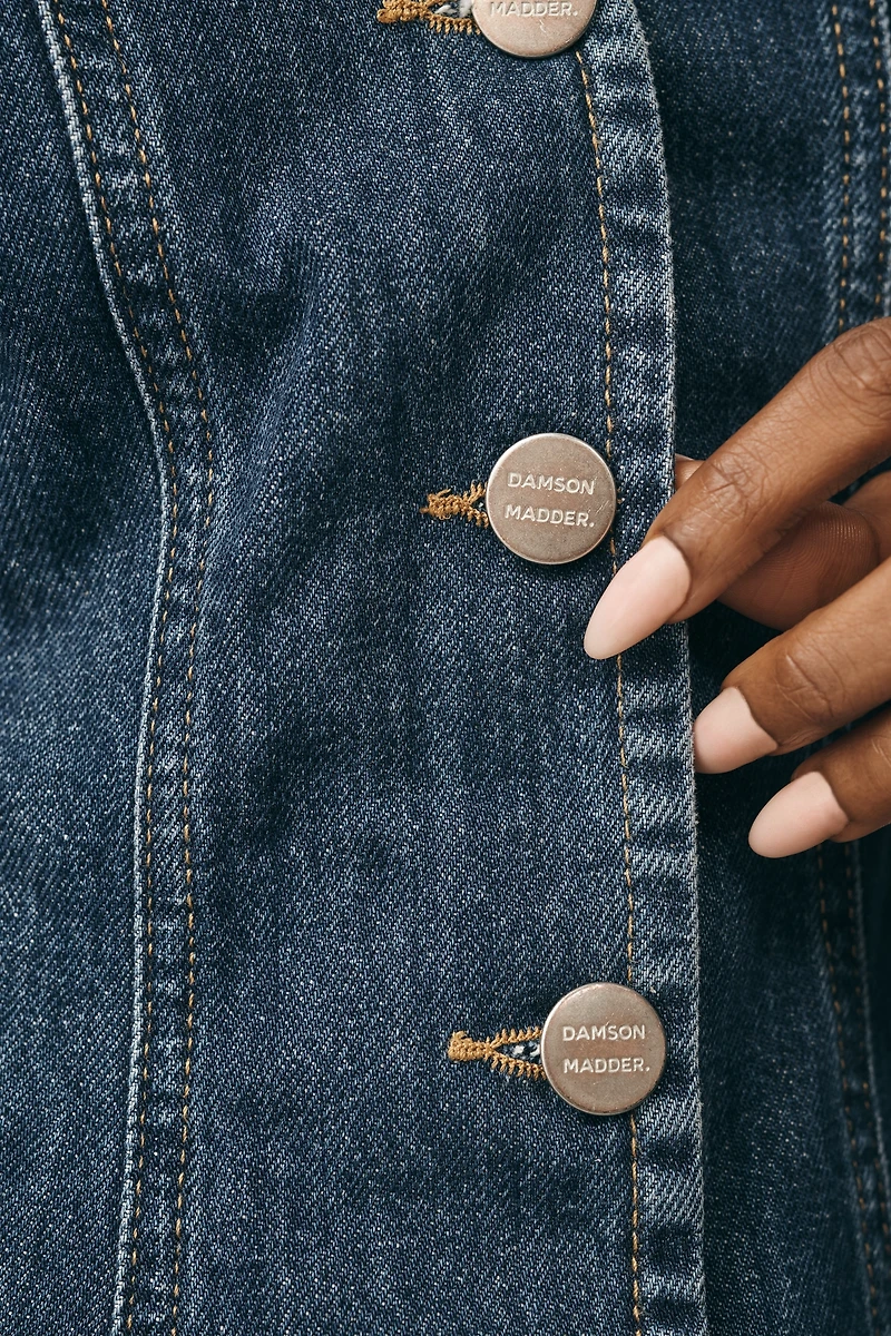 Damson Madder Denim Shell Top