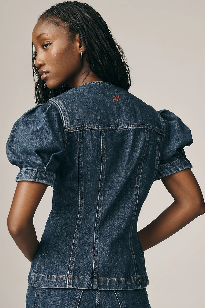 Damson Madder Denim Shell Top