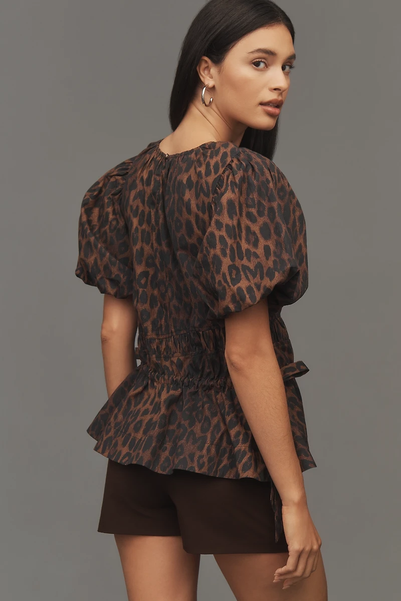 Damson Madder Hadley Short-Sleeve Blouse