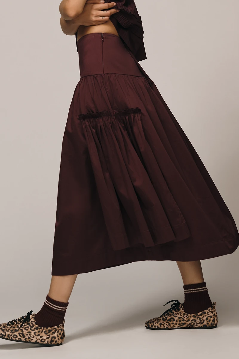 Damson Madder Berta Midi Skirt