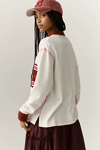 Damson Madder Olina Long-Sleeve Organic Cotton Pullover