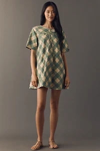 Damson Madder Bridget Organic Cotton Mini Dress