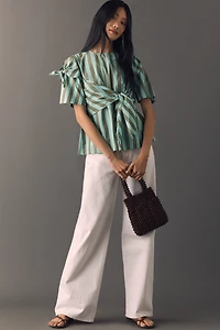 Damson Madder 100% Cotton Estelle T-Shirt Blouse