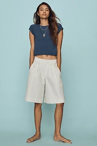 Damson Madder Ambrosia Organic Cotton Relaxed Shorts