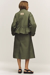 Damson Madder Myrtle Convertible Trench Coat