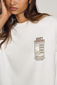 Damson Madder Quiet Company 100% Cotton Tee