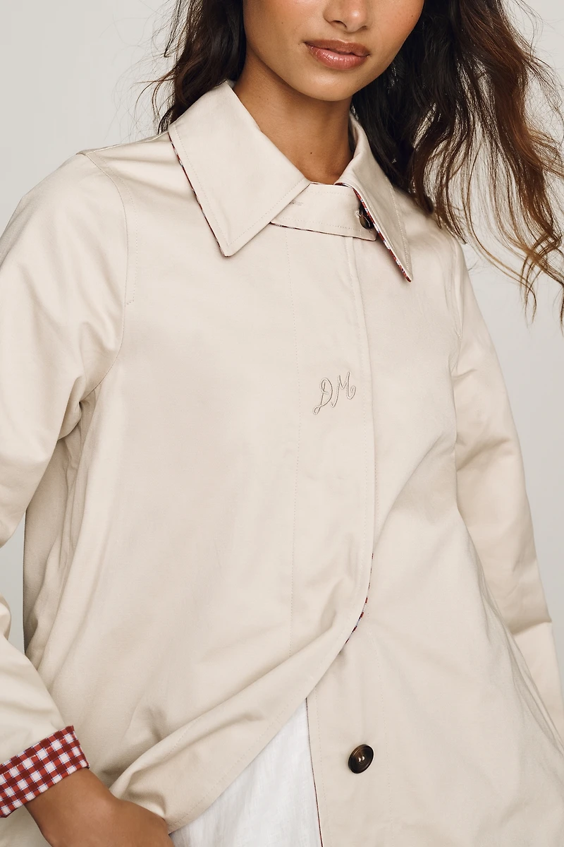 Damson Madder Mercedes Cotton Reversible Coat