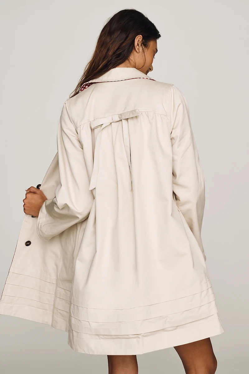 Damson Madder Mercedes Cotton Reversible Coat