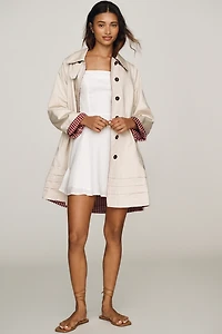 Damson Madder Mercedes Cotton Reversible Coat