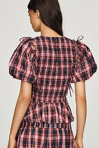 Damson Madder Becca 100% Cotton Blouse