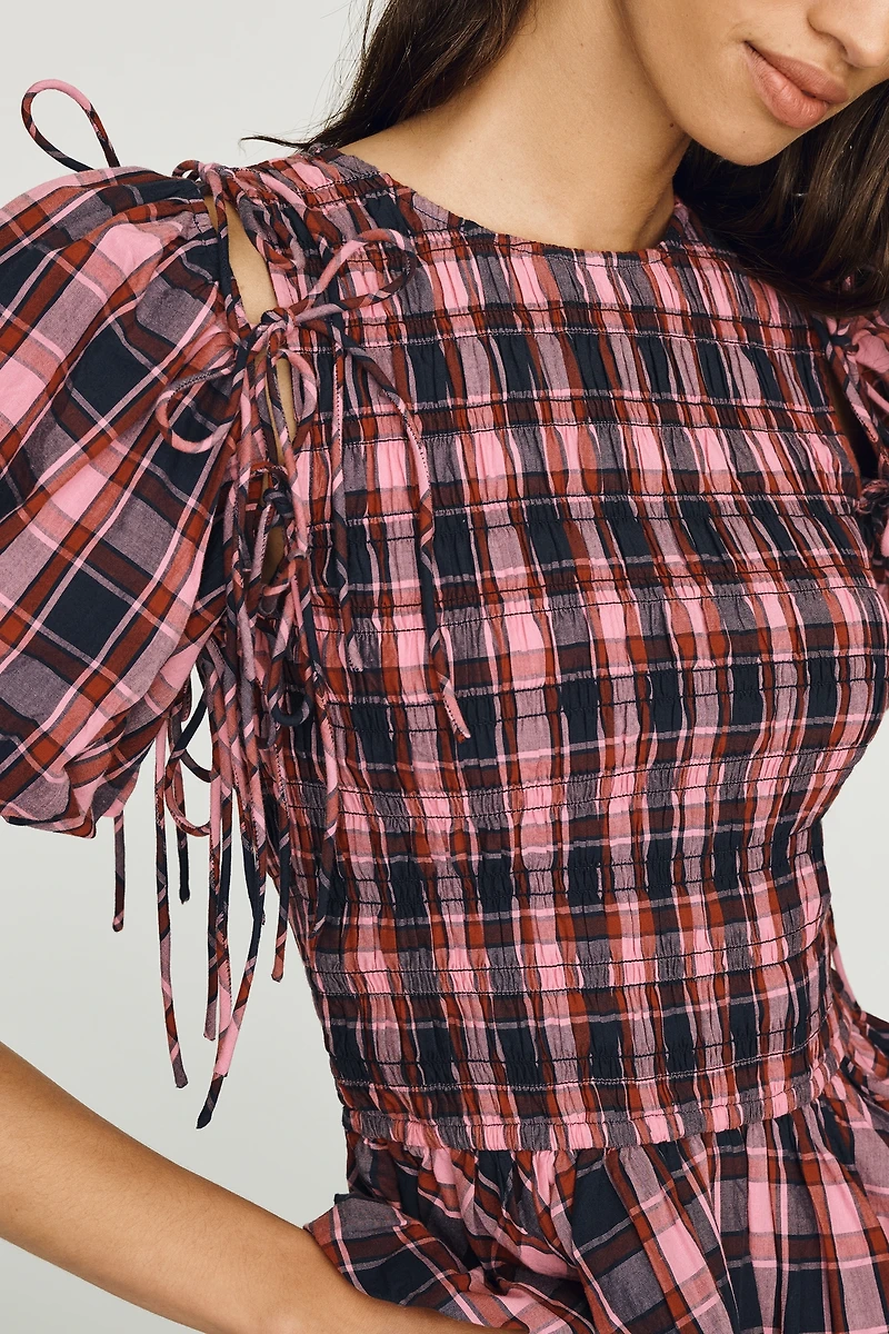 Damson Madder Becca 100% Cotton Blouse
