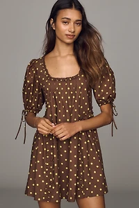 Damson Madder Meri Cotton Mini Dress