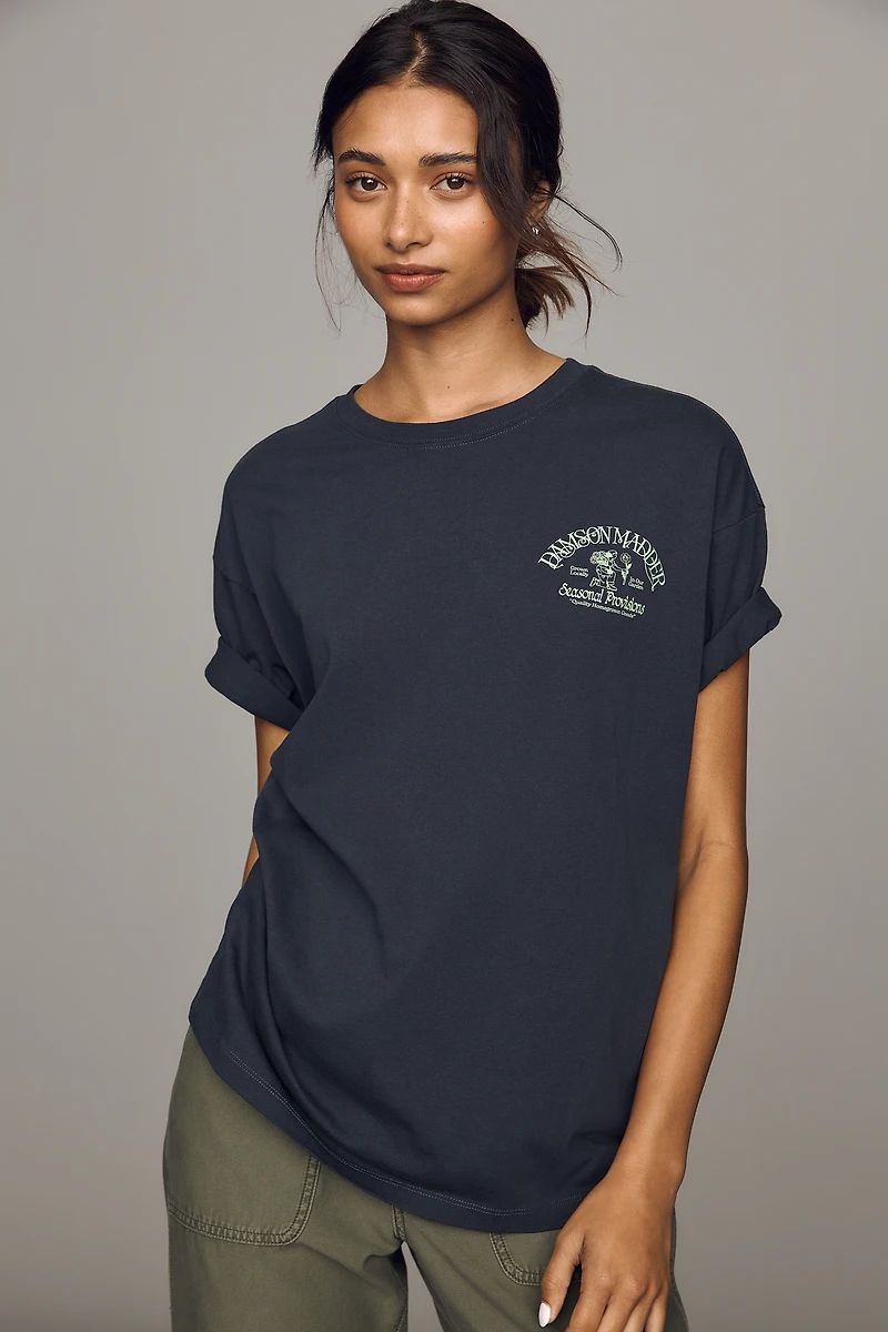 Damson Madder Grown the Garden 100% Cotton Tee