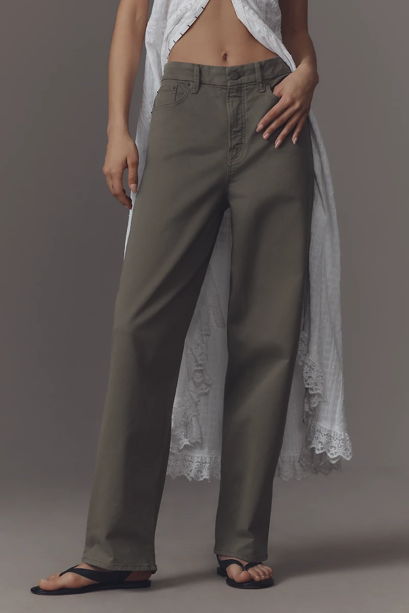 Good American Barrel Twill Pants