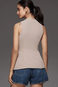 Good American Luxe Suiting Sculpted Vest