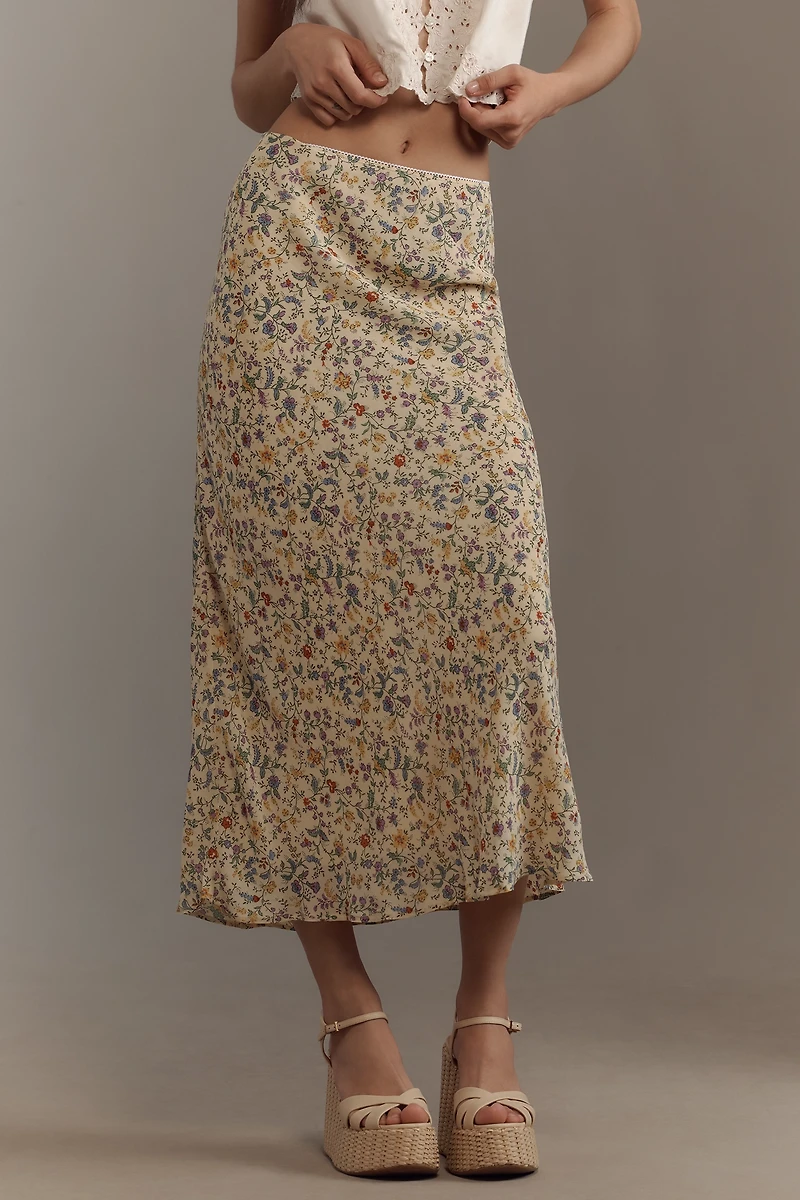 Reformation Layla Midi Slip Skirt