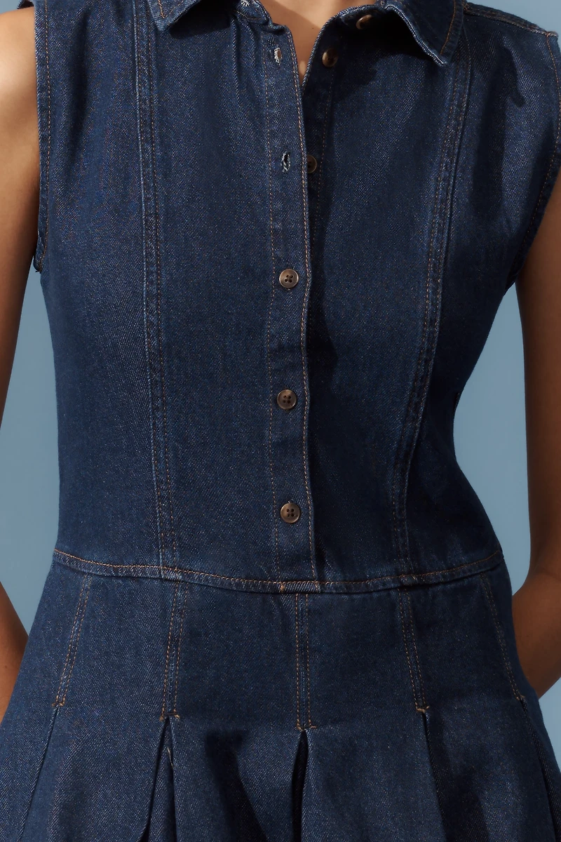 Reformation Arella Denim Mini Dress
