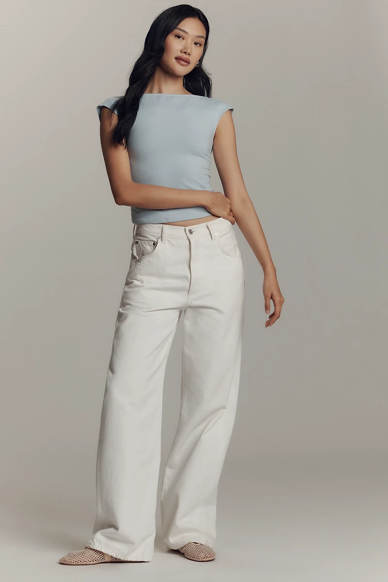 Reformation Darra Knit Top