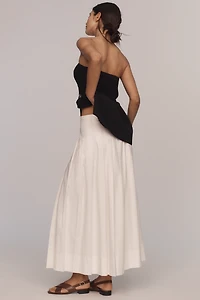 Reformation Zinnia Low-Waist Maxi Skirt