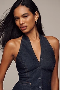 Reformation Tate Denim Top
