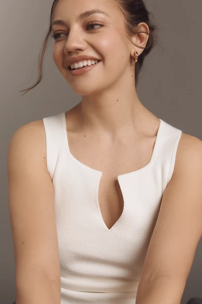 Reformation Rylie Cotton Sweater Tank