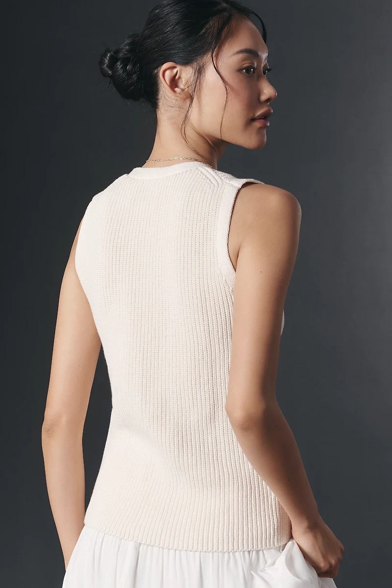 Reformation Faye Cotton Sweater Tank
