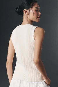 Reformation Faye Cotton Sweater Tank