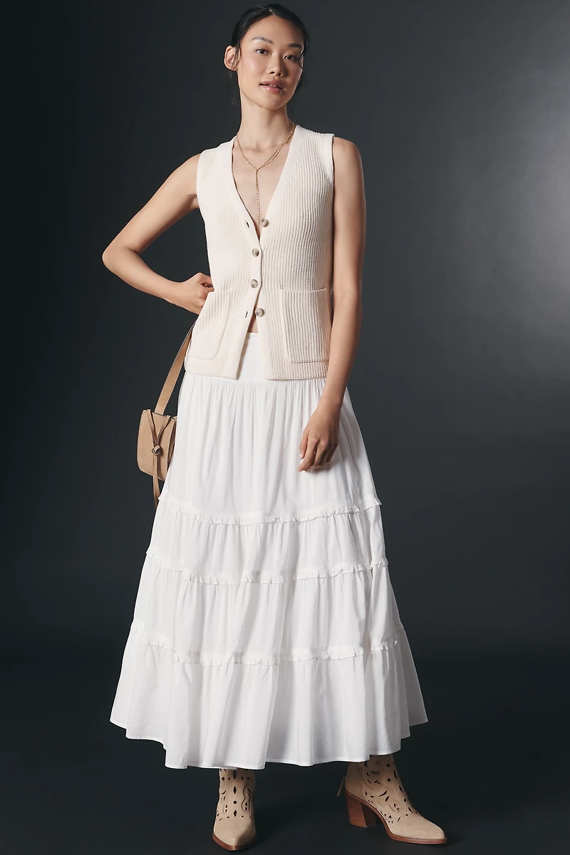Reformation Faye Cotton Sweater Tank
