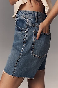 Reformation Raye Mid-Rise Relaxed Jean Shorts