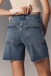 Reformation Raye Mid-Rise Relaxed Jean Shorts