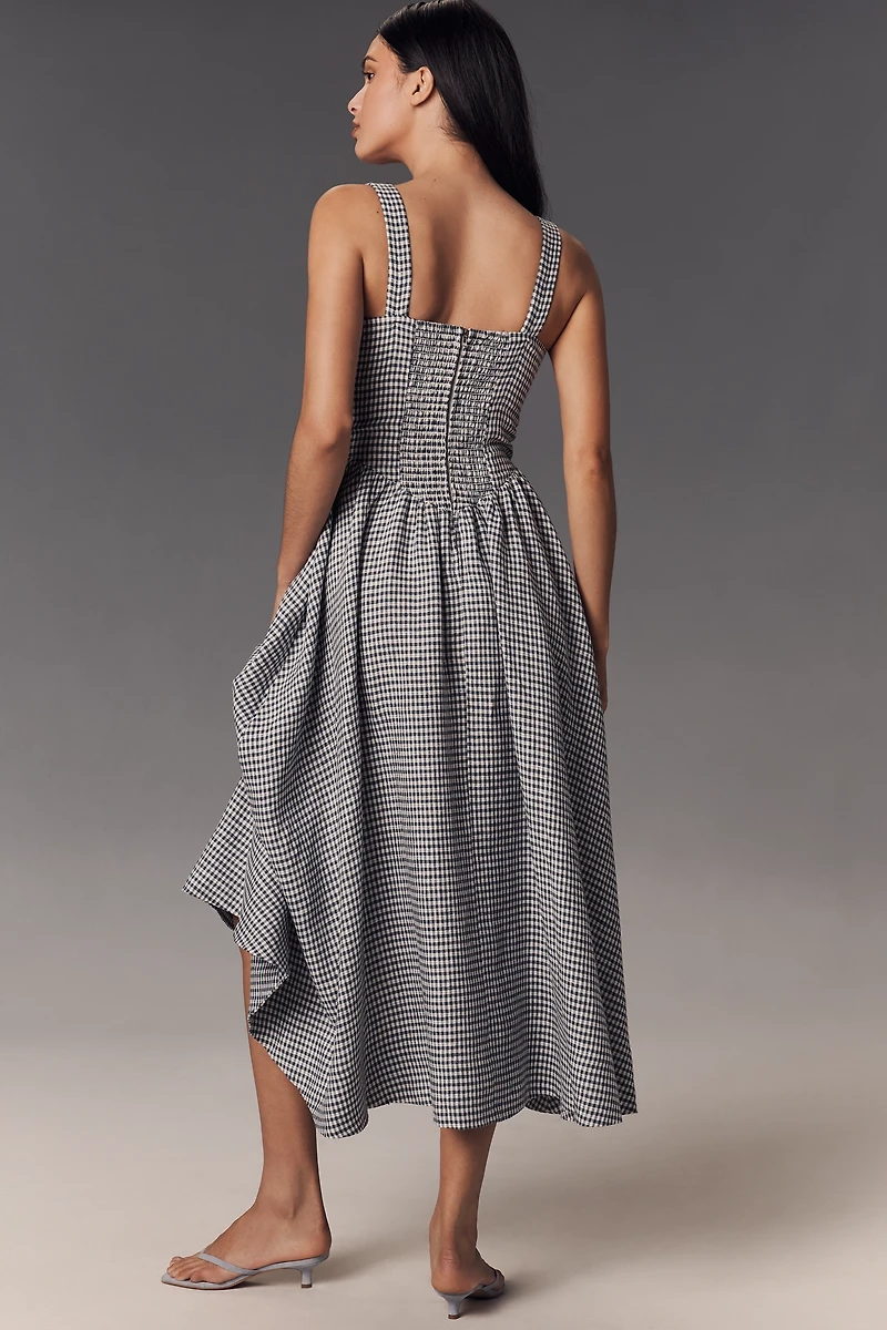 Reformation Balia Linen Midi Dress