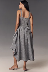 Reformation Balia Linen Midi Dress
