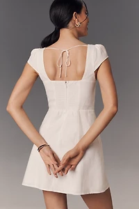 Reformation Loula Linen Mini Dress