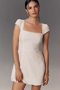 Reformation Loula Linen Mini Dress