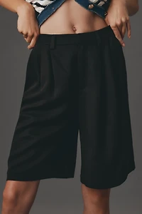 Reformation Drew Low-Rise Bermuda Shorts