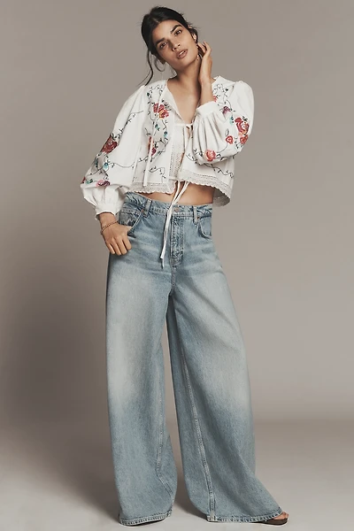 Reformation Addyson High-Rise Wide-Leg Jeans