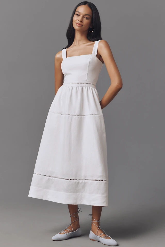 Reformation Marella Linen Midi Dress | The Summit Reformation Marella Linen Midi Dress | The Summit