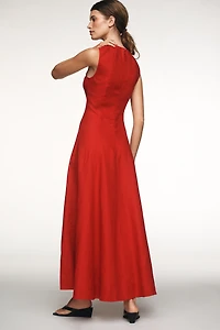 Reformation Cecilia Linen Maxi Dress