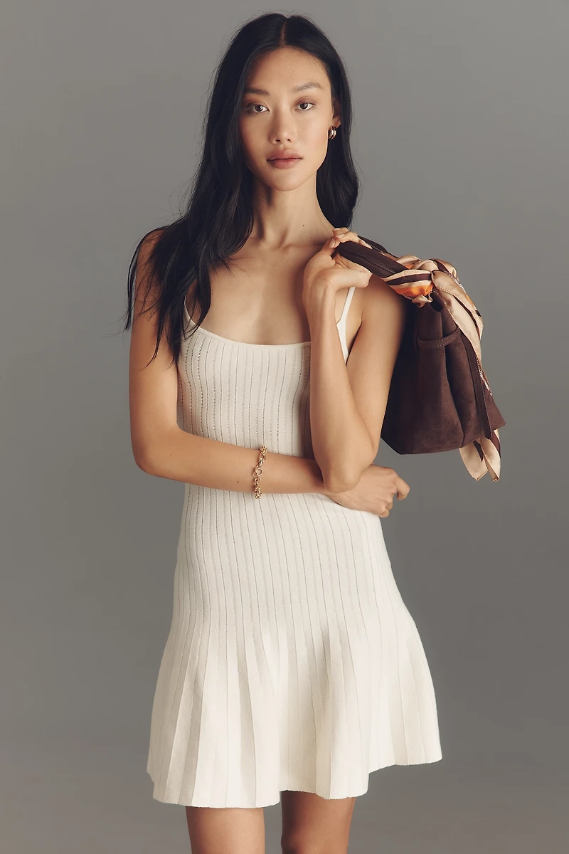 Reformation Rhia Fit-and-Flare Mini Dress