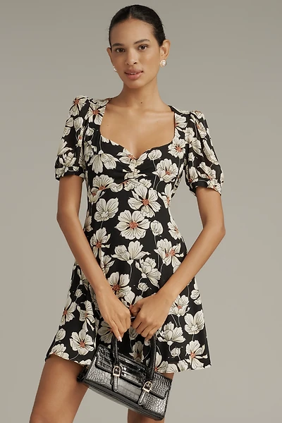 Reformation Rebecca Sweetheart Mini Dress