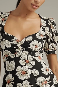 Reformation Rebecca Sweetheart Mini Dress