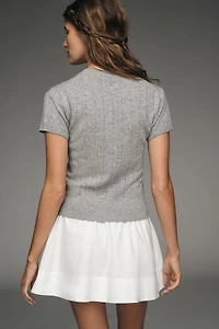 Reformation Darcy Cashmere Sweater Tee