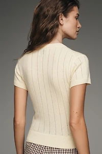 Reformation Darcy Cashmere Sweater Tee
