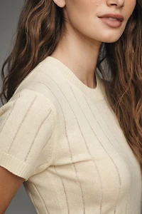 Reformation Darcy Cashmere Sweater Tee