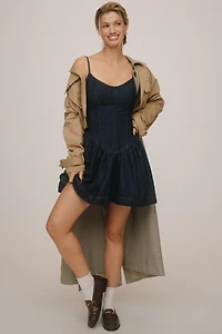 Reformation Lottie Denim Mini Dress