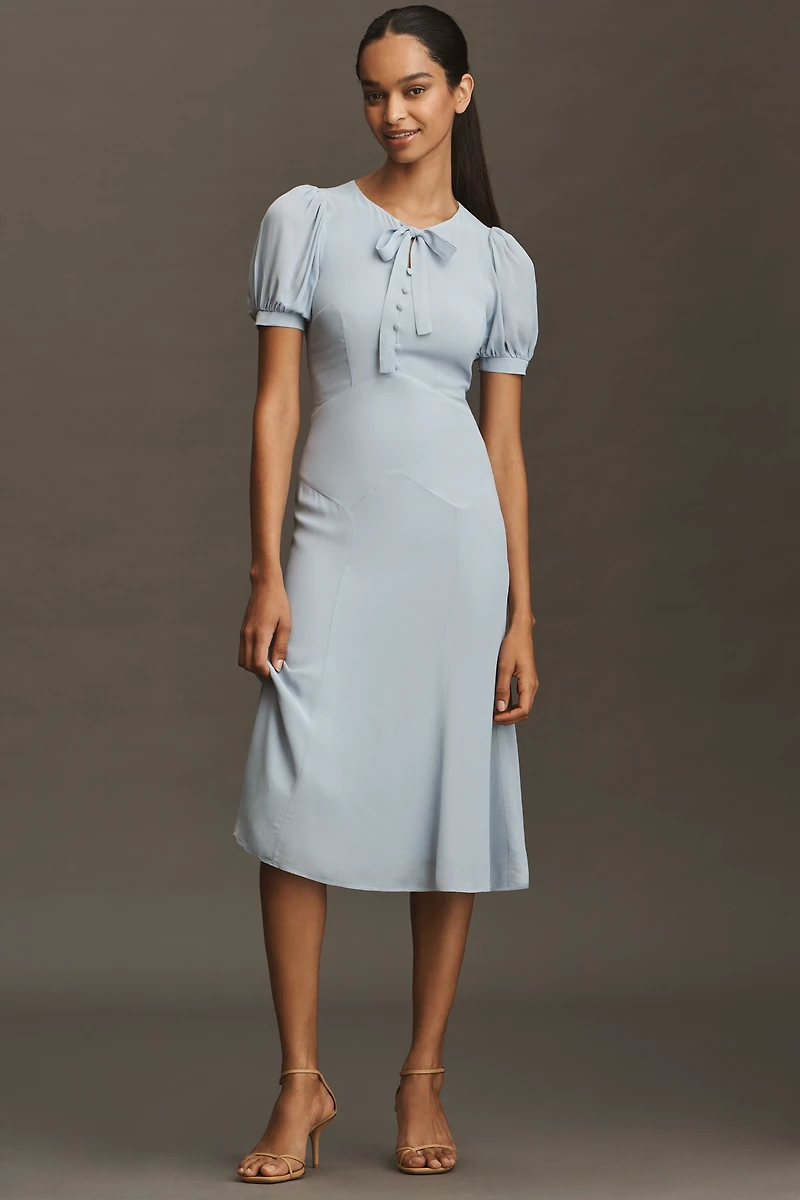 Reformation Delia Bow Midi Dress